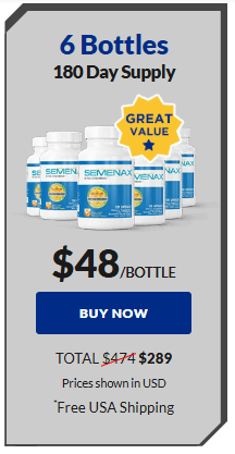 Semenax - 6 Bottles